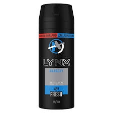Lynx Deodorant Aerosol Anarchy 165ml