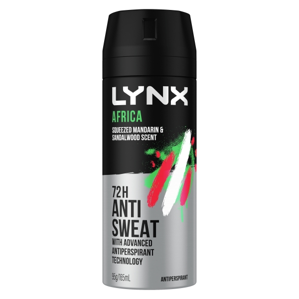 Lynx Anti Perspirant Aerosol Africa 165ml