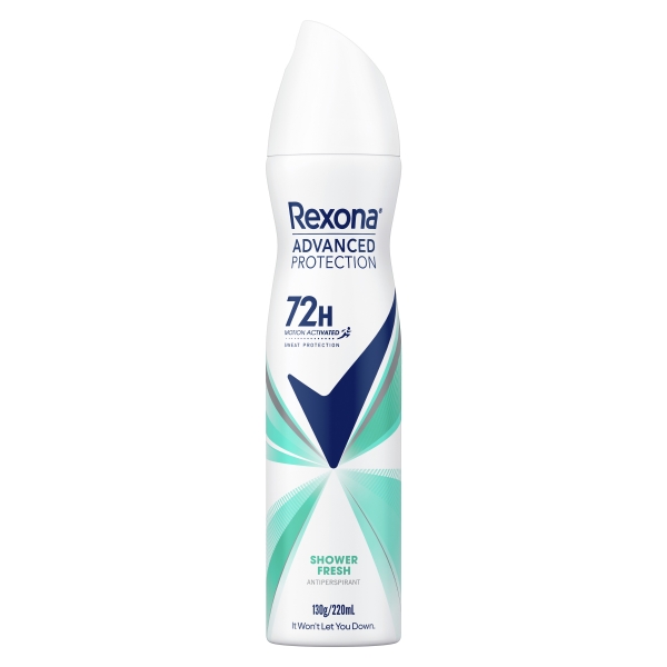 Rexona Anti Perspirant Aerosol Advanced Women Shower Fresh 220ml