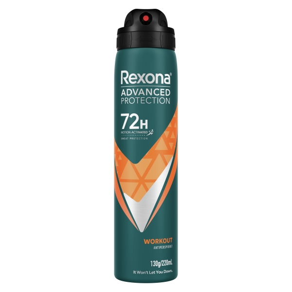 Rexona Anti Perspirant Aerosol Advanced Men Workout 220ml
