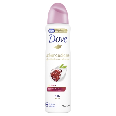 Dove Deodorant Aerosol Women Pomegranate & Lemon Verbena 150ml