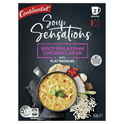Continental Soup Sensations Spicy Malaysian Chicken Laksa 2 Serves 62g