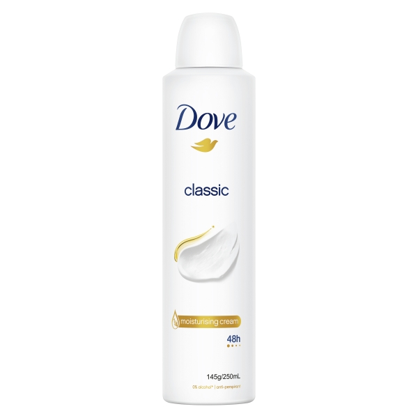 Dove Anti Perspirant Aerosol Women Classic 250mL