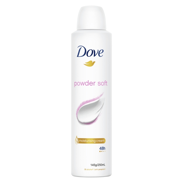 Dove Antiperspirant Deodorant 48h Powder 250mL
