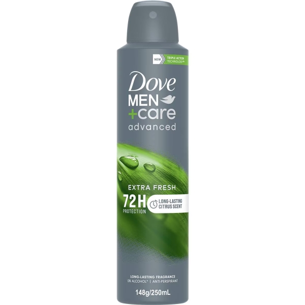 Dove Anti Perspirant Aerosol Men Extra Fresh 250mL