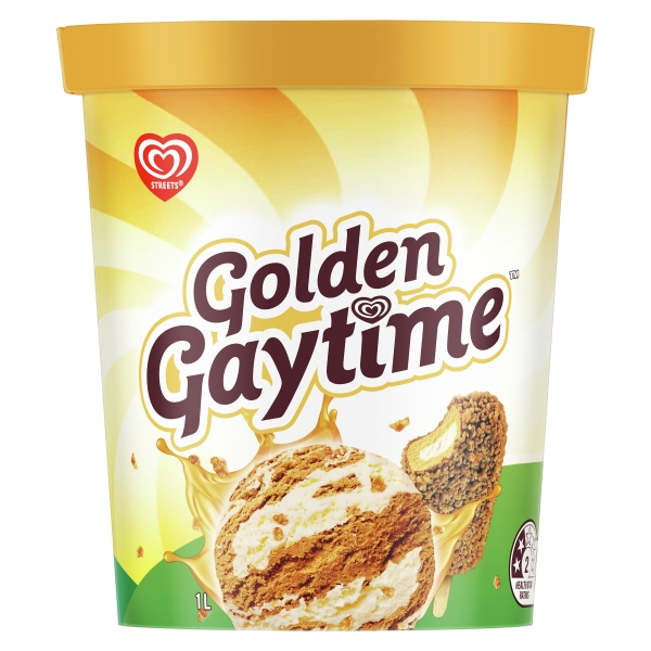 Streets Golden Gaytime Frozen Dessert 1lt