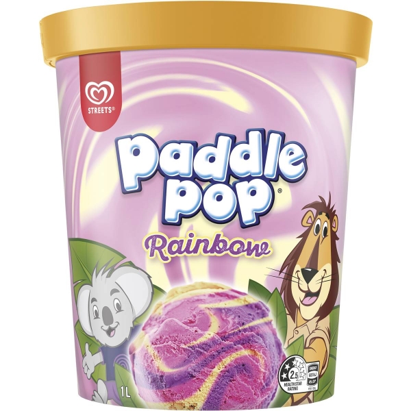 Streets Paddle Pop Rainbow 1lt