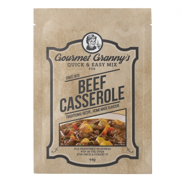 Gourmet Granny's Beef Casserole Recipe Base 44g