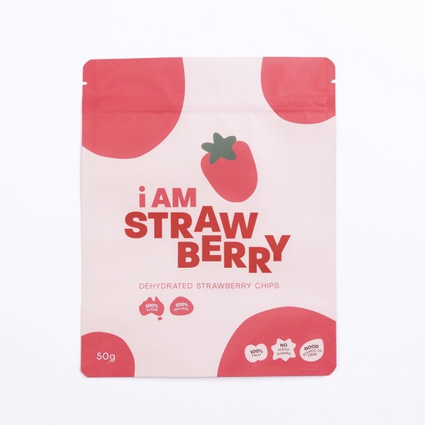 I Am Thirsty Dehydrated Strawberry Chips 50g