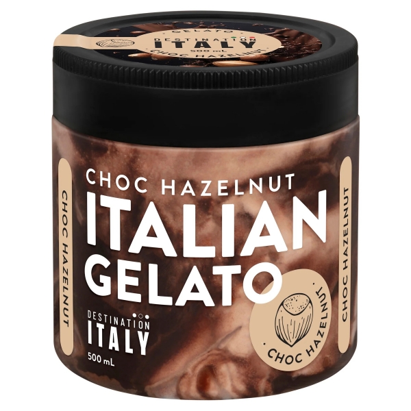 Destination Italy Gelato Choc Hazelnut 500ml