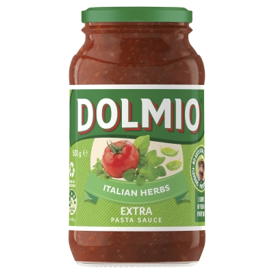 Dolmio Extra Italian Herbs Tomato Pasta Sauce 500g