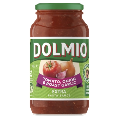 Dolmio Extra Tomato Onion & Roast Garlic Pasta Sauce 500g