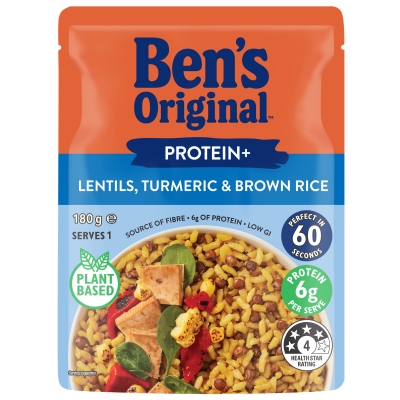 Ben's Original Protein + Lentils Turmeric & Brown Rice 180g
