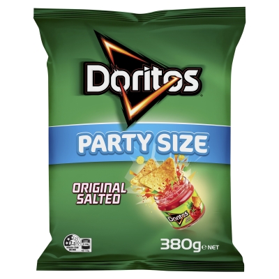 Doritos Corn Chips Original Party Size 380g