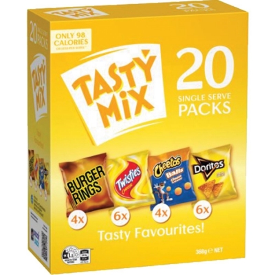 Smith's Tasty Mix 20 pack 368g