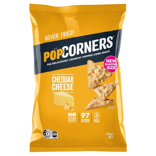 PopCorners Chips Cheddar Cheese 130g