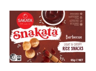 Sakata Snakata Light & Crispy Rice Snacks Barbecue 65g
