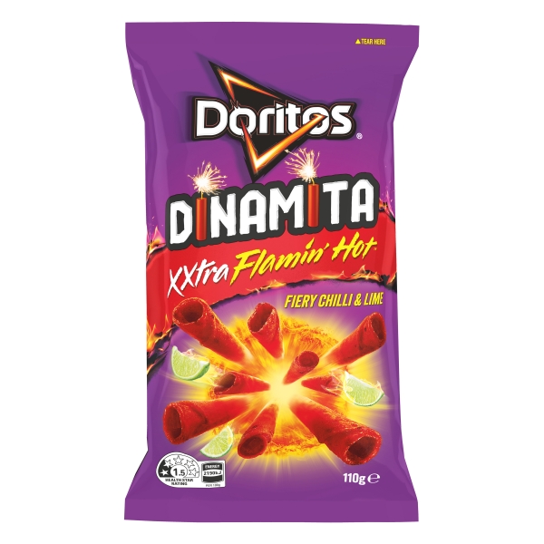 Doritos Corn Chips Dinamita Lime & Chilli 110g