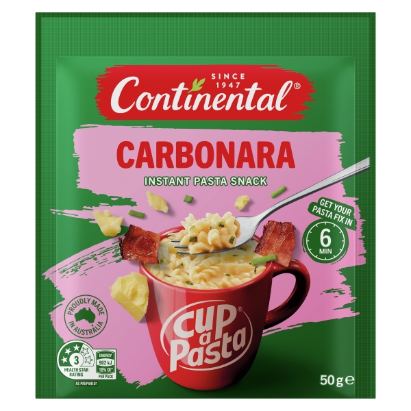 Continental Cup A Pasta Carbonara 50g