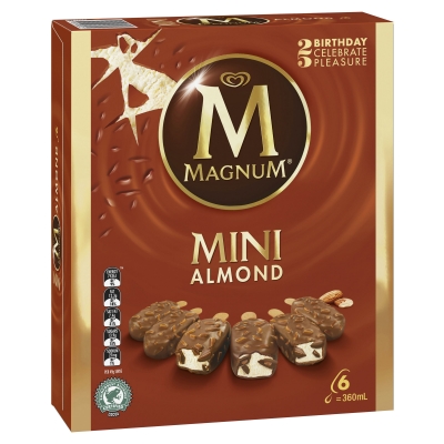 Streets Magnum Minis Almond 6 Pack