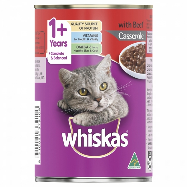 Whiskas Casserole With Beef 400g