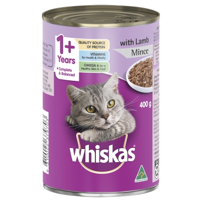 Whiskas Mince With Lamb 400g