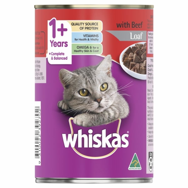 Whiskas Loaf With Beef 400g