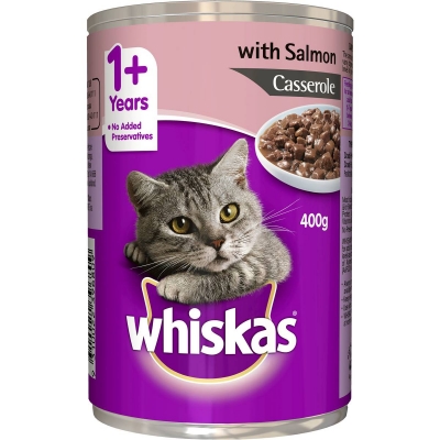 Whiskas Casserole With Salmon 400g