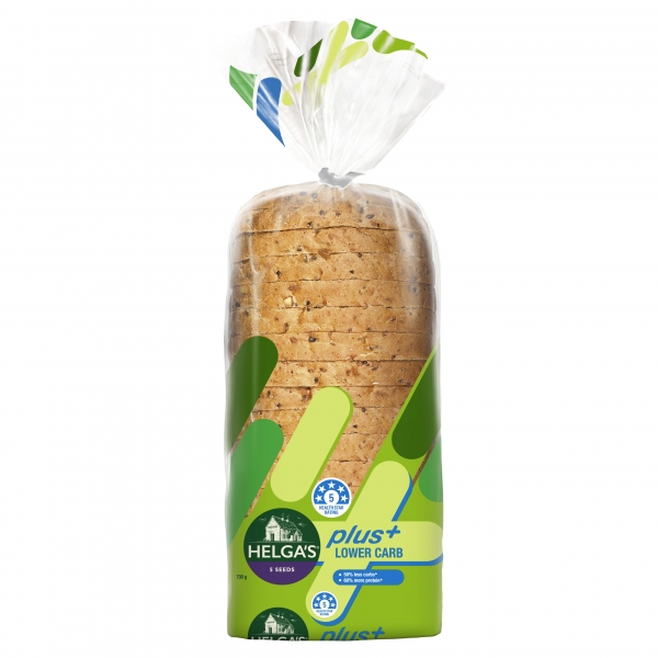 Helga's Bread Plus Lower Carb 5 Seeds 700g