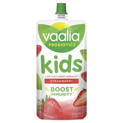 Vaalia Yoghurt Pouch Kids Strawberry 140g