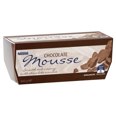 Nestle Mousse Chocolate 2 x 62g