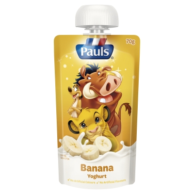 Pauls Yoghurt Squeeze Kids Banana 70g
