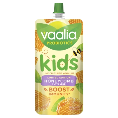 Vaalia Yoghurt Pouch Kids Honeycomb 140g