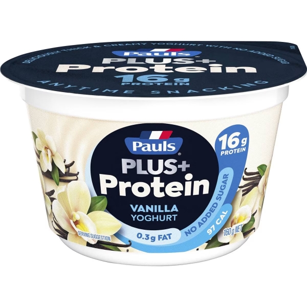 Paul's Plus Protein Vanilla Yoghurt 160g