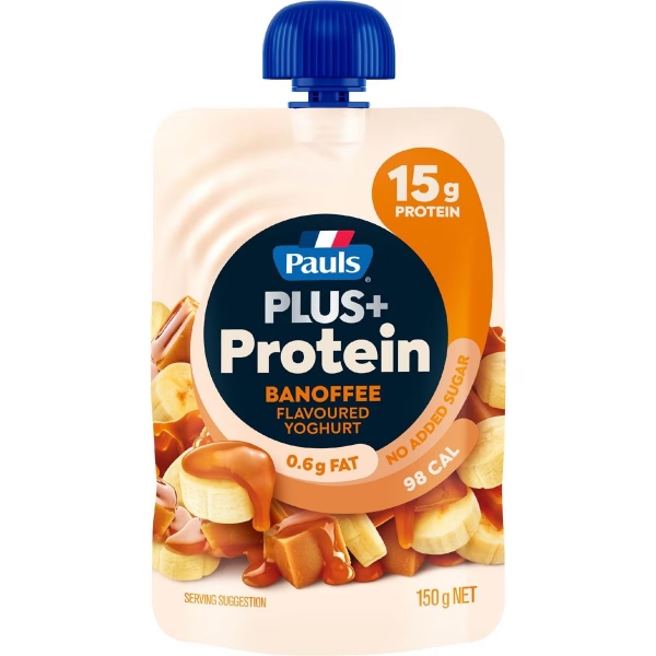 Pauls Plus Protein Yoghurt Banoffee 150g | Adelaide's Finest Supermarkets