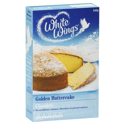 White Wings Golden Buttercake Cake Mix 340g