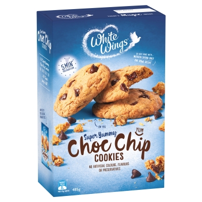 White Wings Choc Chip Cookies Mix 485g