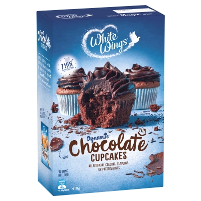 White Wings Chocolate Cupcakes Mix 410g