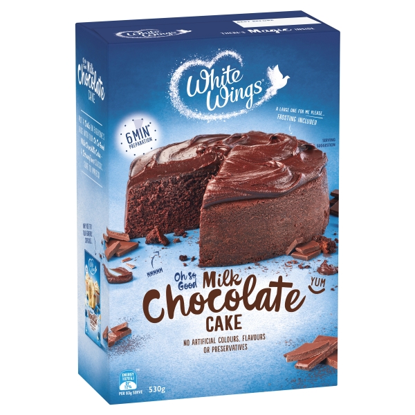 White Wings Milk Chocolate Cake Mix 530g