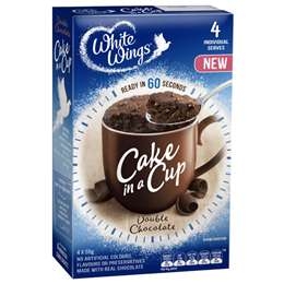White Wings Cake In A Cup Double Chocolate 220g