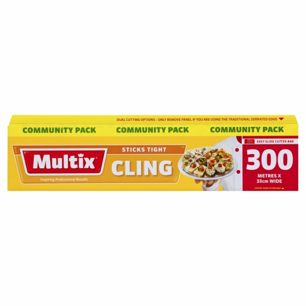 Multix Cling Wrap Community Pack 33cm x 300m