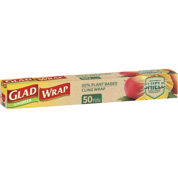 Glad Wrap 50% Plant Based 30cm x 50m