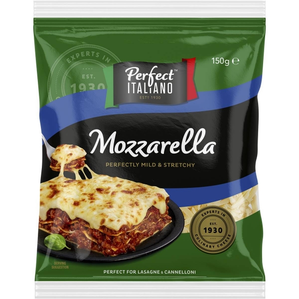 Perfect Italiano Cheese Mozzarella Shredded 150g