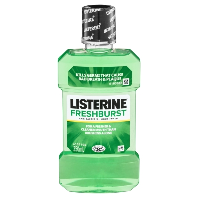 Listerine Mouthwash Fresh Burst 250ml