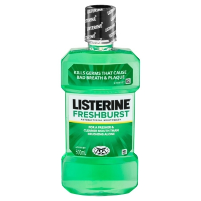 Listerine Mouthwash Fresh Burst 500ml
