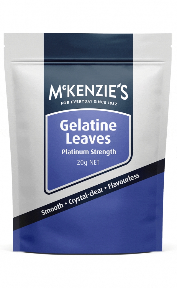 McKenzie's Gelatine Leaves Sachet 20g
