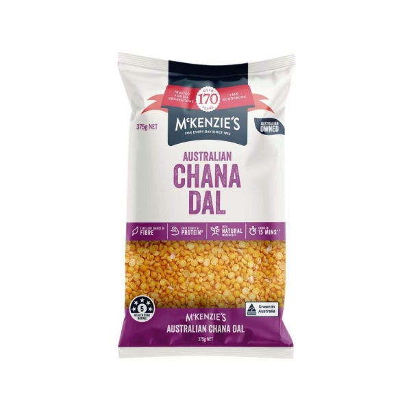 Mckenzie's Australian Chana Dal 375g