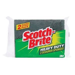 Scotch Brite Scourer Sponges Heavy Duty 2 Pack