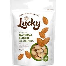 Lucky Almonds Natural Sliced 110g