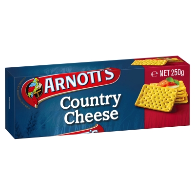 Arnott's Crackers Country Cheese 250g